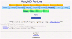 Desktop Screenshot of manymidi.com